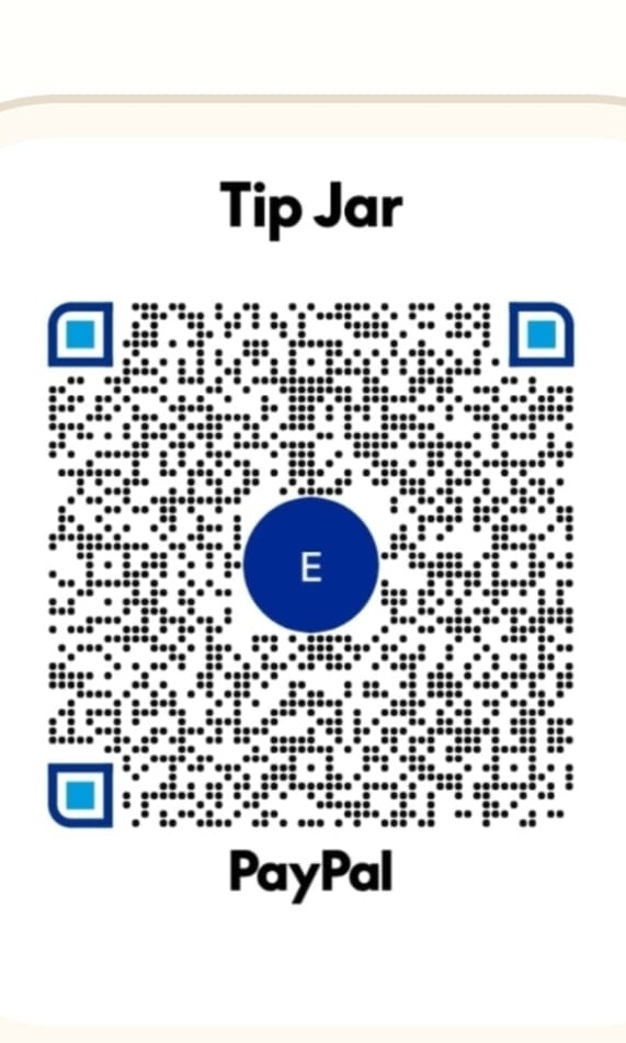 Ennieskitchen PayPal tip jar QR code